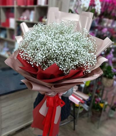 Букет цветов из: Гипсофила в Белосельском
