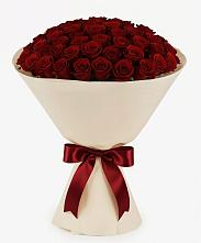 Букет 101 Бордовая роза Блэк Бакарра в Белосельском