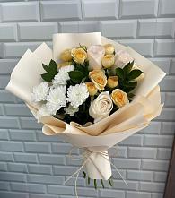 Букет цветов из:  Розы и Хризантемы в Белосельском