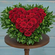 Цветочная композиция из Розы в виде сердца в Белосельском