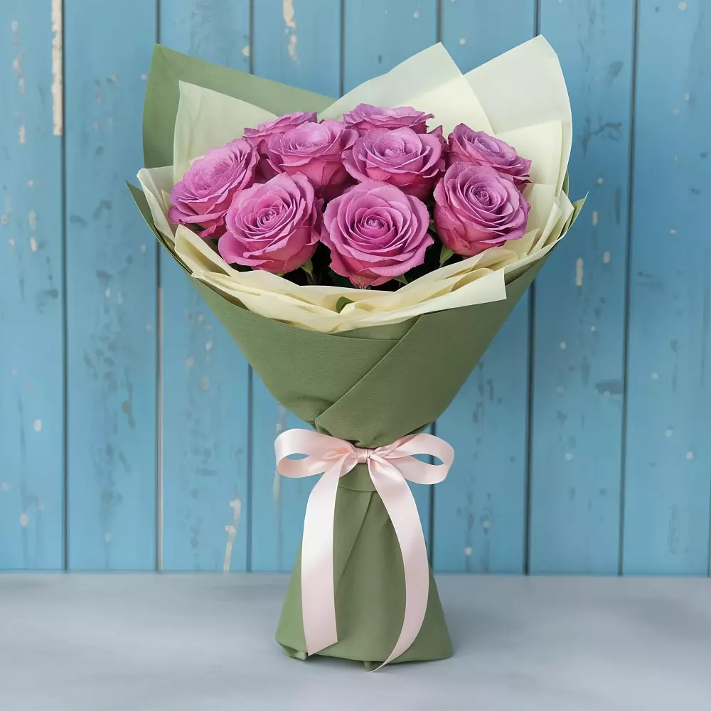 Букет Розы Фёрст Леди в Белосельском