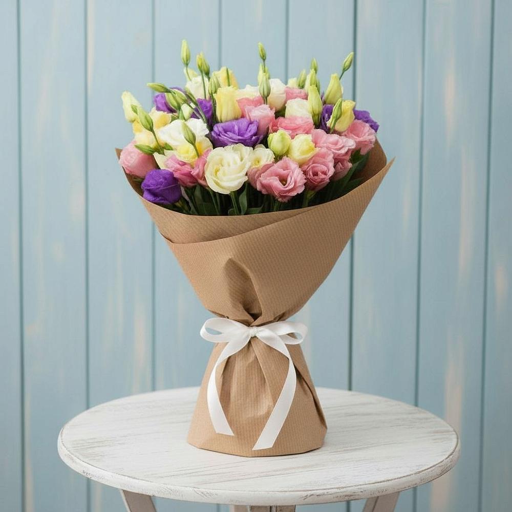 Букет цветов из: Лизиантусы в Белосельском