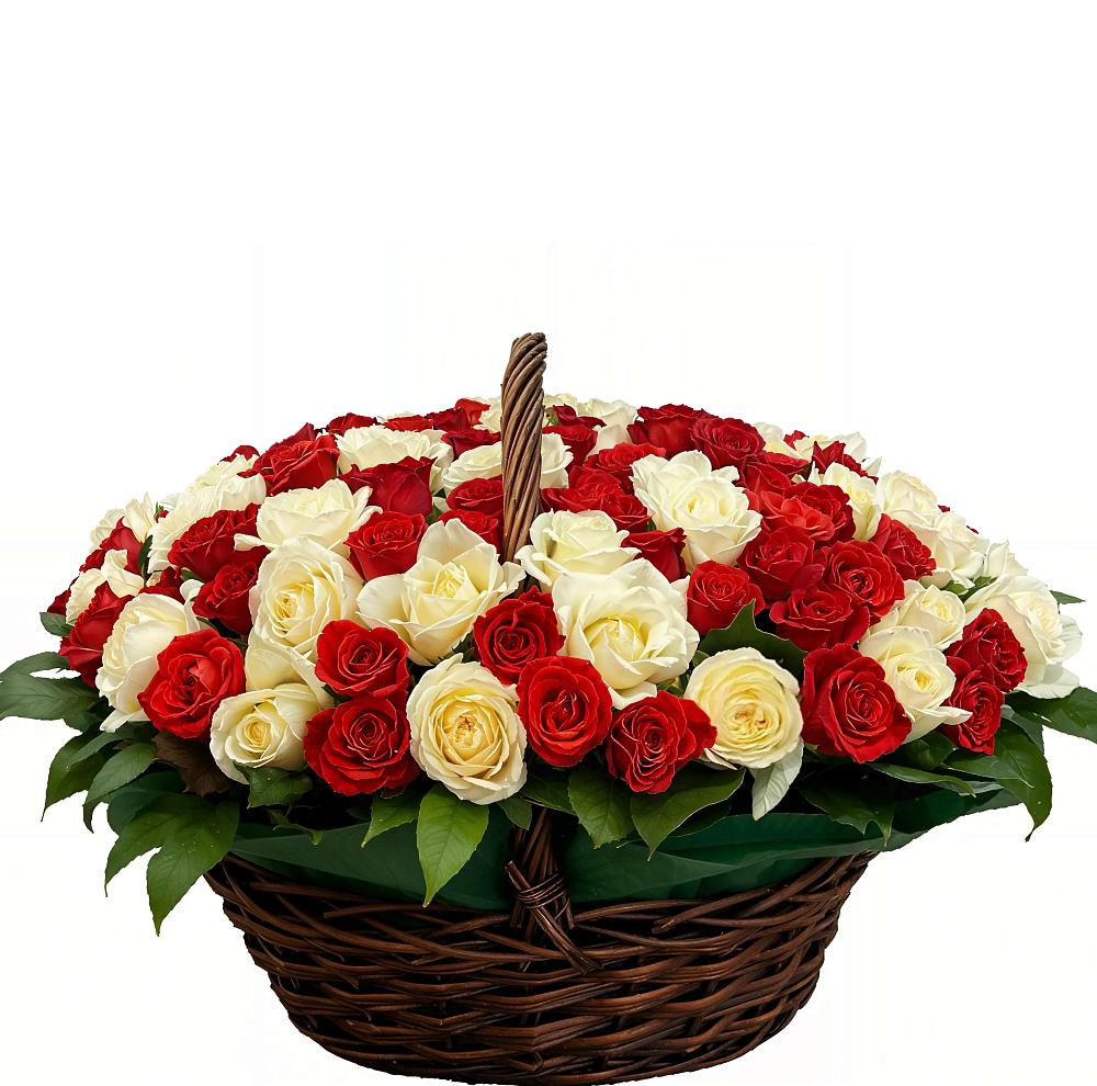 Премиум букет из: Розы в Белосельском